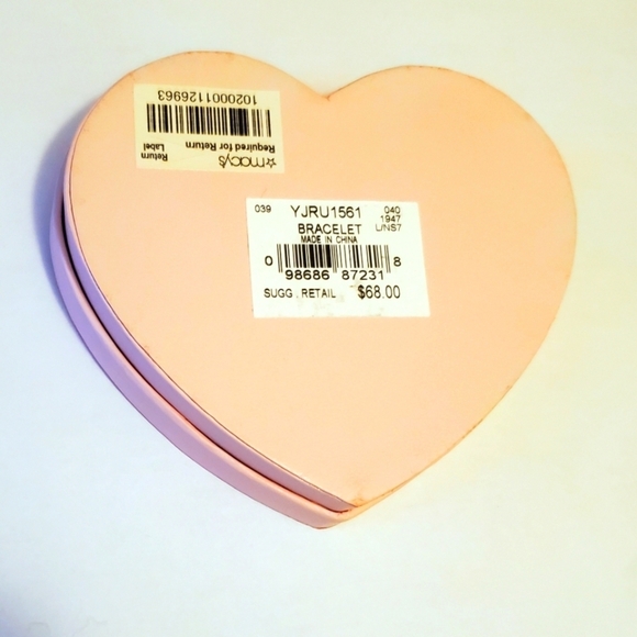 Juicy Couture Limited Edition Charm Bracelet Lot 5 Removable Charms Heart Box - Picture 11 of 14